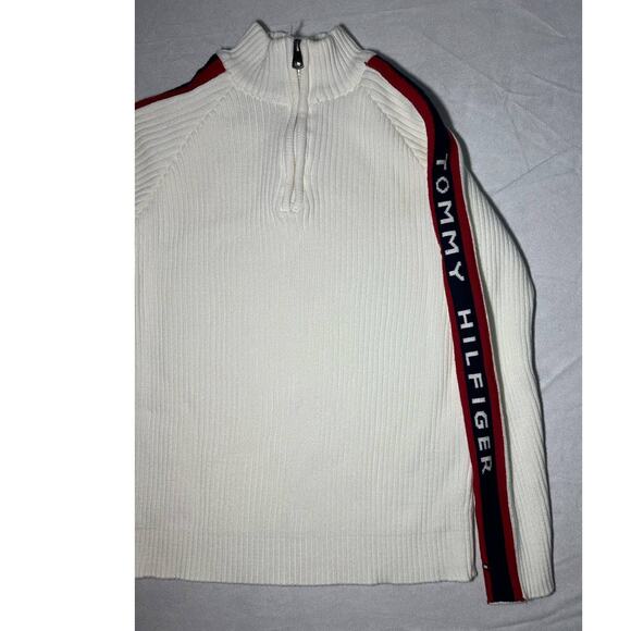 Tommy Hilfiger 1/4 Zip Sweater Pullover Size Large 16/18 - Picture 3 of 6